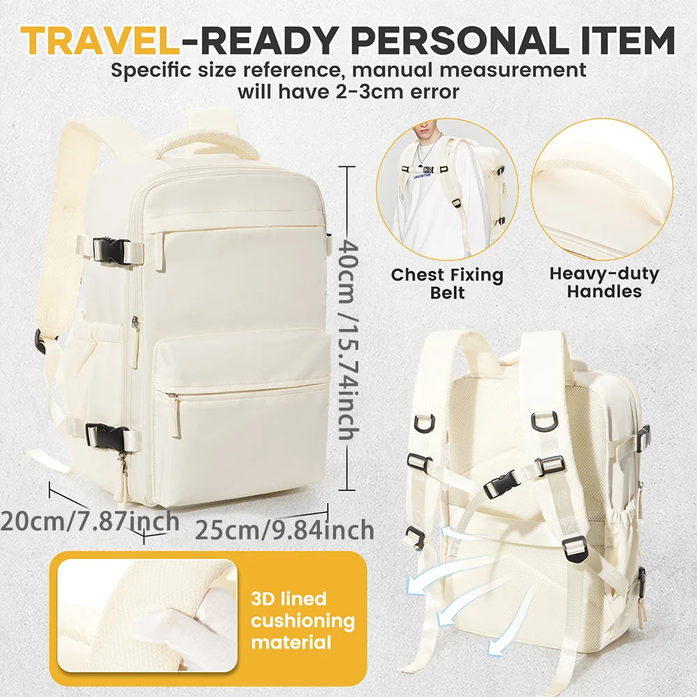 Vacuum Compression Travel Backpack – Pack More, Travel Smarter!